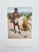 Vykort THE MAN WITH THE HOE" MOKI, PUEBLO