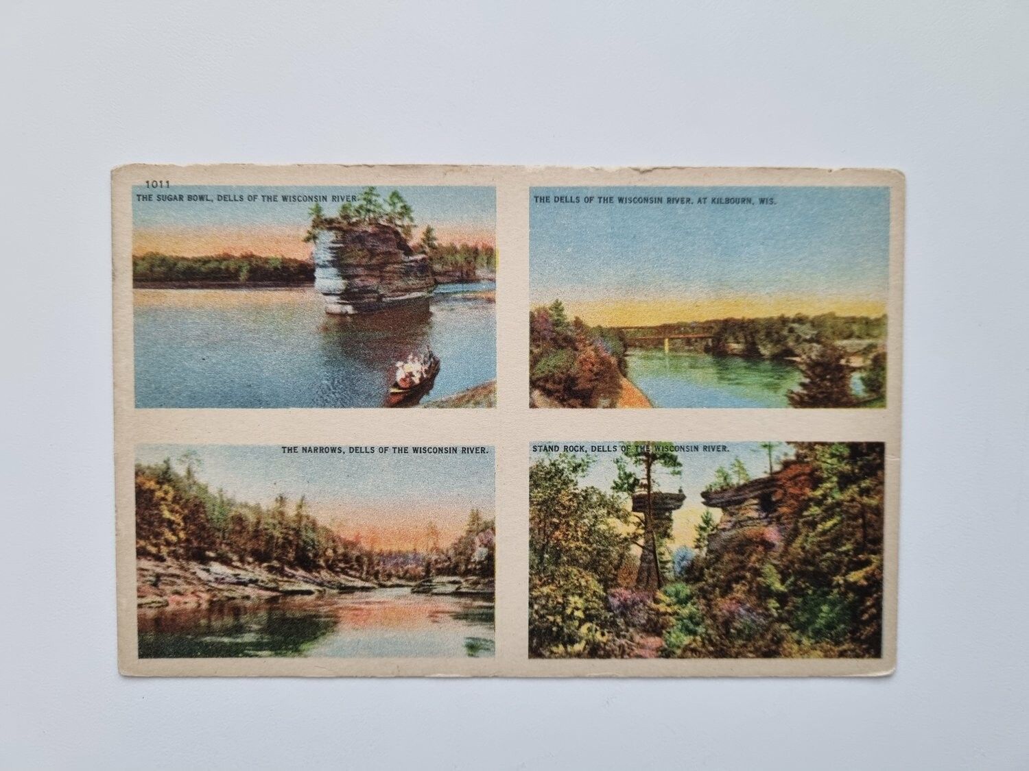Vykort THE WISCONSIN RIVER