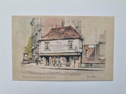 Vykort THE OLD CURIOSITY SHOP, LONDON, 1952