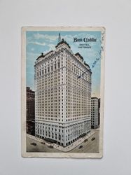 Vykort The Westin Book Cadillac Detroit, 1927