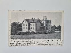 Vykort Tidaholm. Villa vid Smedjegatan, 1901