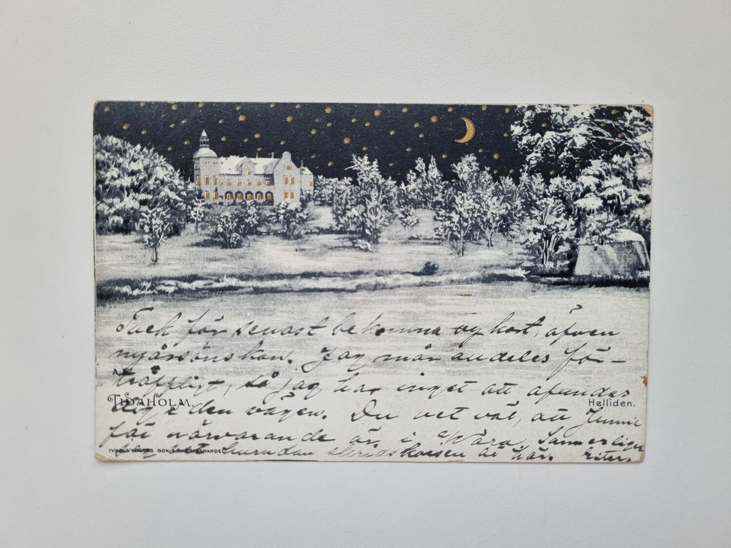 Vykort Tidaholm Helliden, 1902