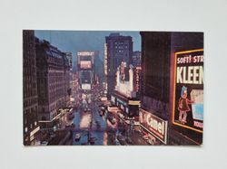 Vykort TIMES SQUARE AT NIGHT New York City