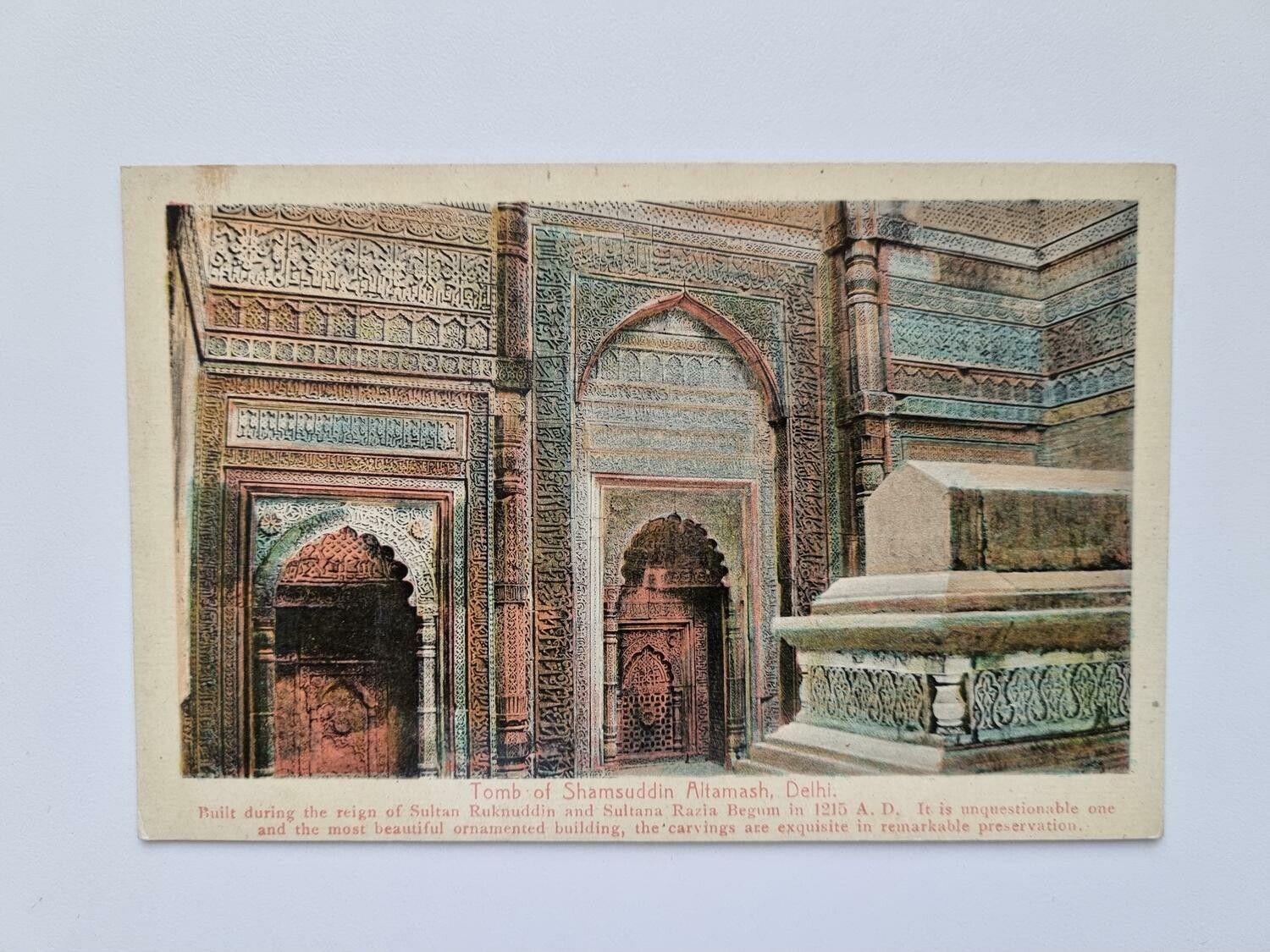 Vykort Tomb of Shamsuddin Altamash, Delhi