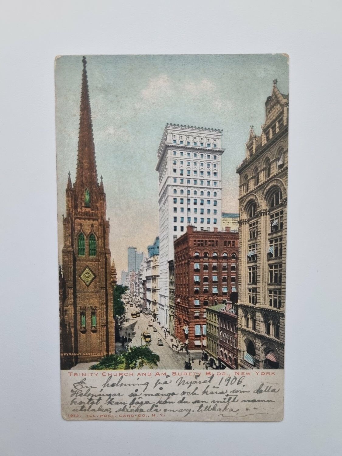 Vykort TRINITY CHURCH 1906