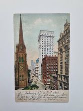 Vykort TRINITY CHURCH 1906