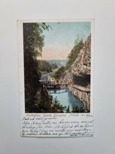 Vykort TROLLHÄTTAN - Gamla Slussarne, 1902