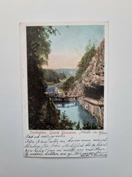Vykort TROLLHÄTTAN - Gamla Slussarne, 1902