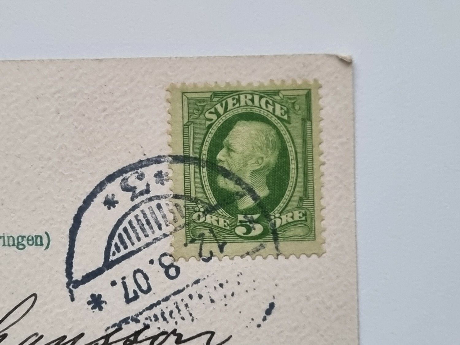 Vykort Trollhättan, 1907