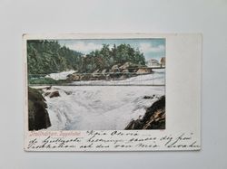 Vykort Trollhättan, Toppöfallet, 1901