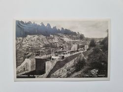 Vykort Trollhättan. Nya slusslinjen