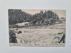 Vykort TROLLHÄTTAN. TOPPÖFALLET
