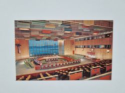 Vykort Trusteeship Council Chamber UN