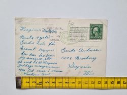 Vykort U. S. Post Office, Virginia, Minn