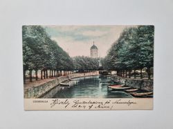 Vykort UDDEVALLA, Bäveån, 1905
