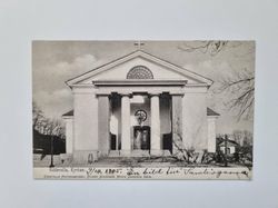 Vykort Uddevalla, Kyrkan 1905