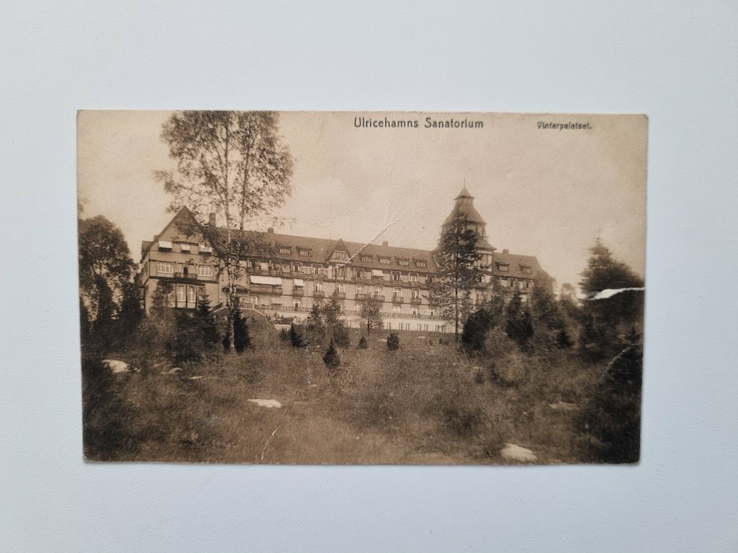 Vykort Ulricehamns Sanatorium, 1912
