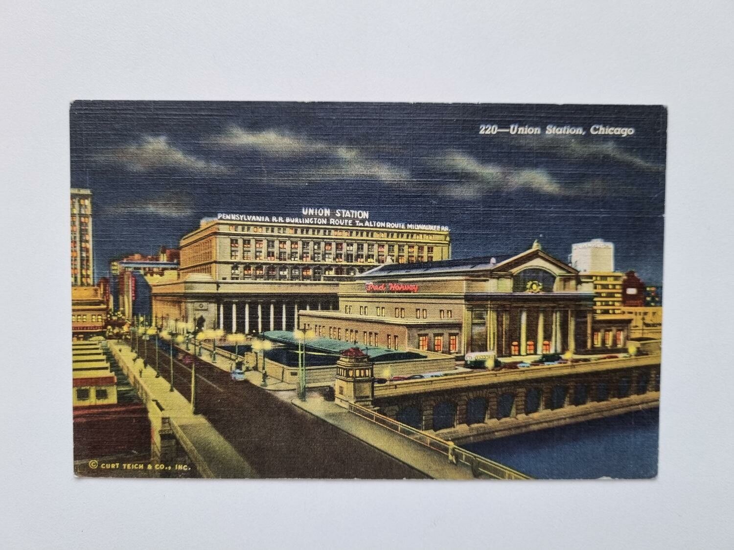 Vykort Union Station, Chicago