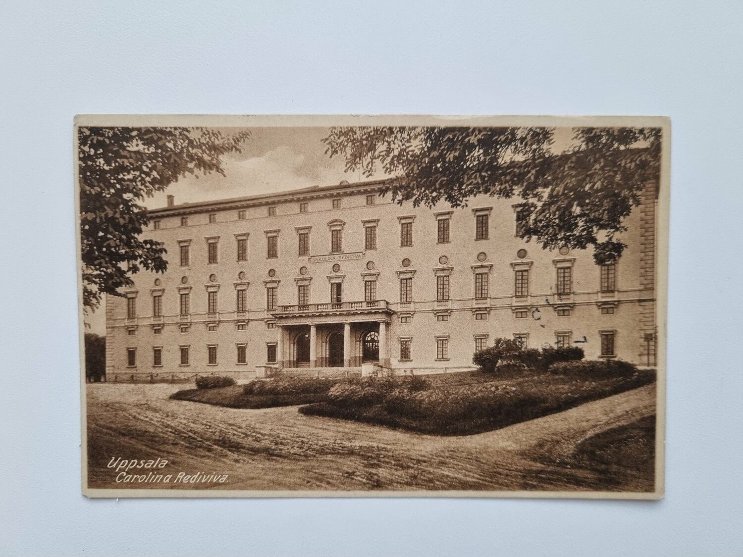 Vykort Uppsala Carolina Rediviva 1933