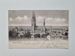 Vykort Upsala Domkyrka, 1900