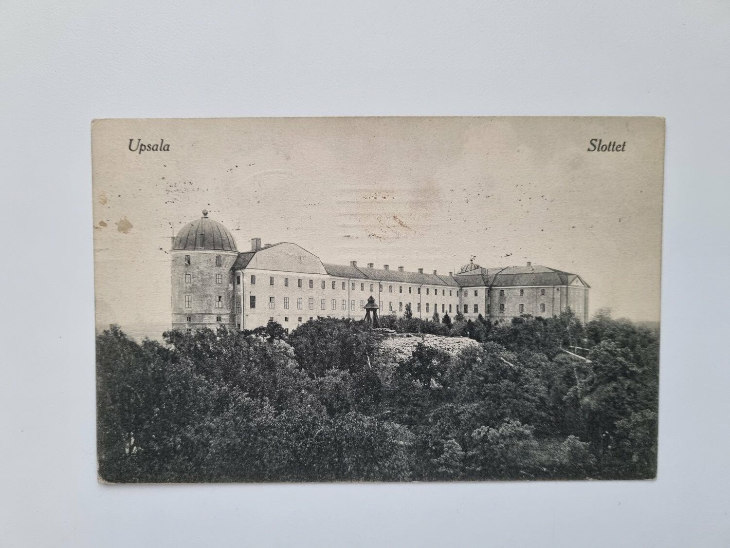 Vykort Upsala Slottet, 1913