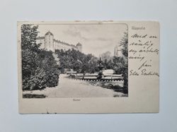 Vykort Uppsala Slottet, 1905