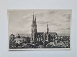 Vykort Uppsala, Domkyrkan.