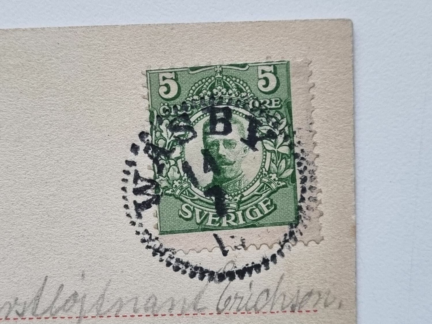 Vykort Upsala, Domkyrkan och Gustavianum 1912