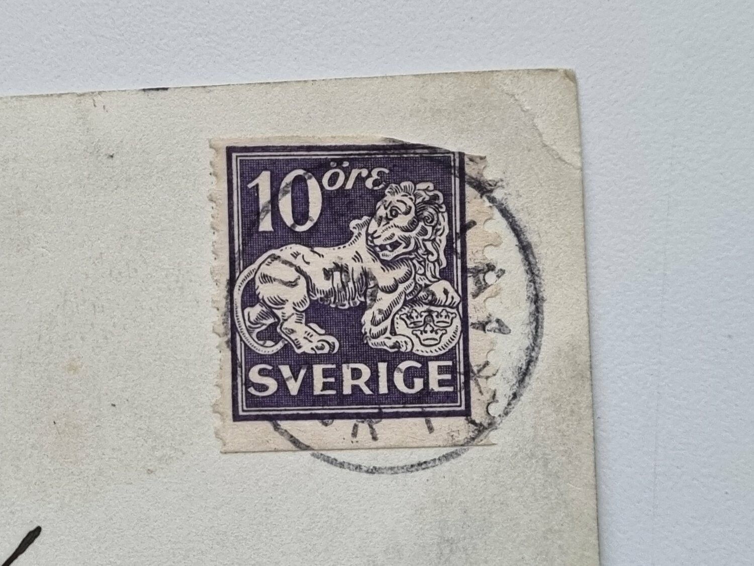Vykort Uppsala. Slottet & Domkyrkan