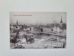 Vykort Utsikt från Katarinahissen, 1913