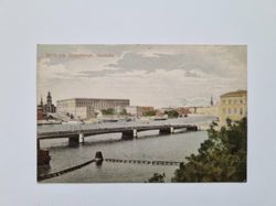 Vykort Utsikt från Skeppsholmen, Stockholm 1910