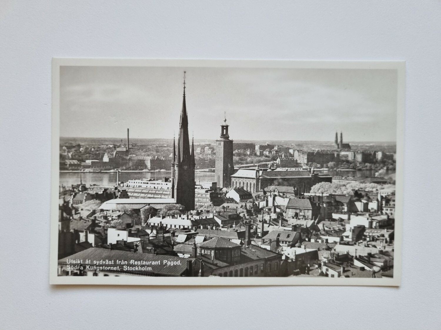 Vykort Restaurang Pagod Södra Kungstornet, Stockholm