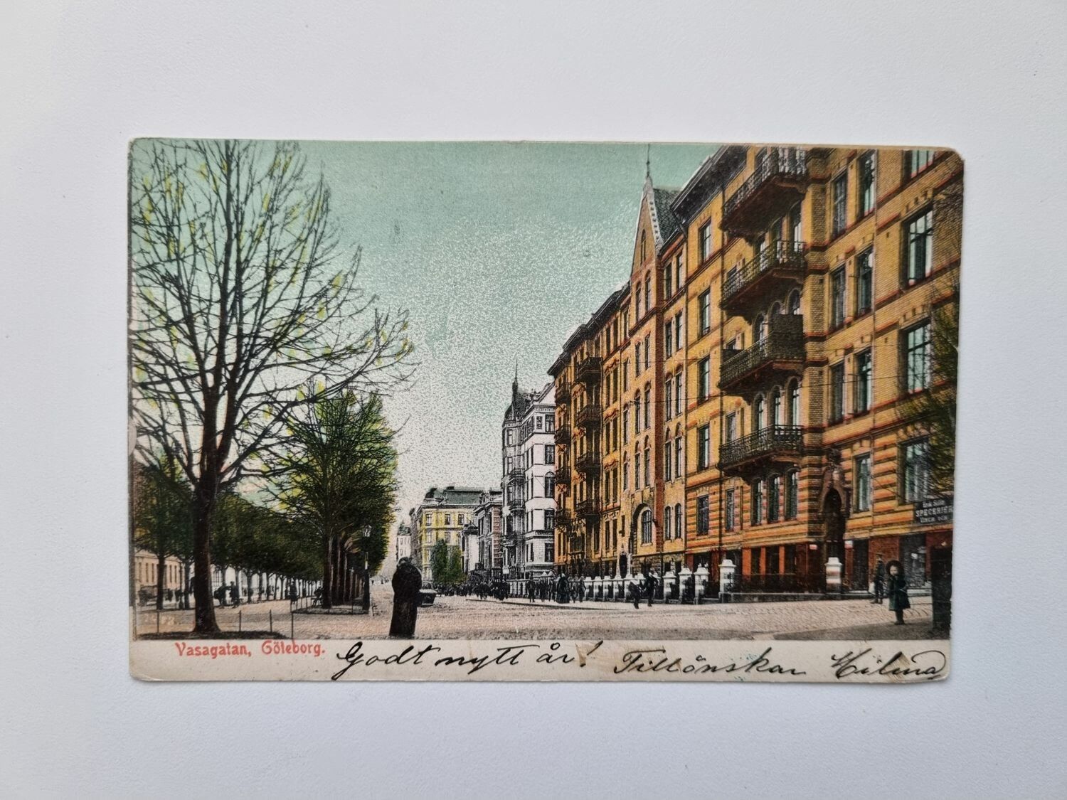Vykort Vasagatan, Göteborg 1905