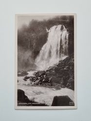 Vykort Vattenfall, Espeland Falls