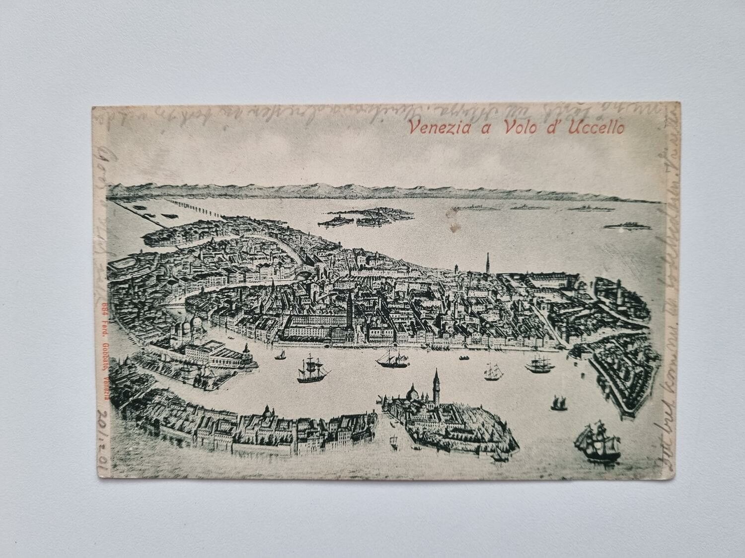 Vykort Venezia a Volo 'd' Uccello - 1901