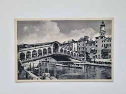 Vykort VENEZIA The Rialto Bridge