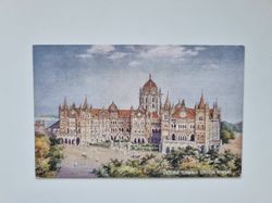 Vykort VICTORIA TERMINUS STATION, BOMBAY