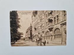 Vykort Vestra Boulewardsgatan Kristianstad, 1909