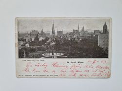 Vykort VIEW FROM CENTRAL PARK. 1903