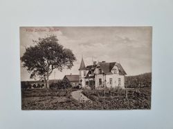Vykort Villa Solhem. Dalum 1909