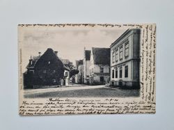 Vykort Wisby, Burmeisterska huset, 1901