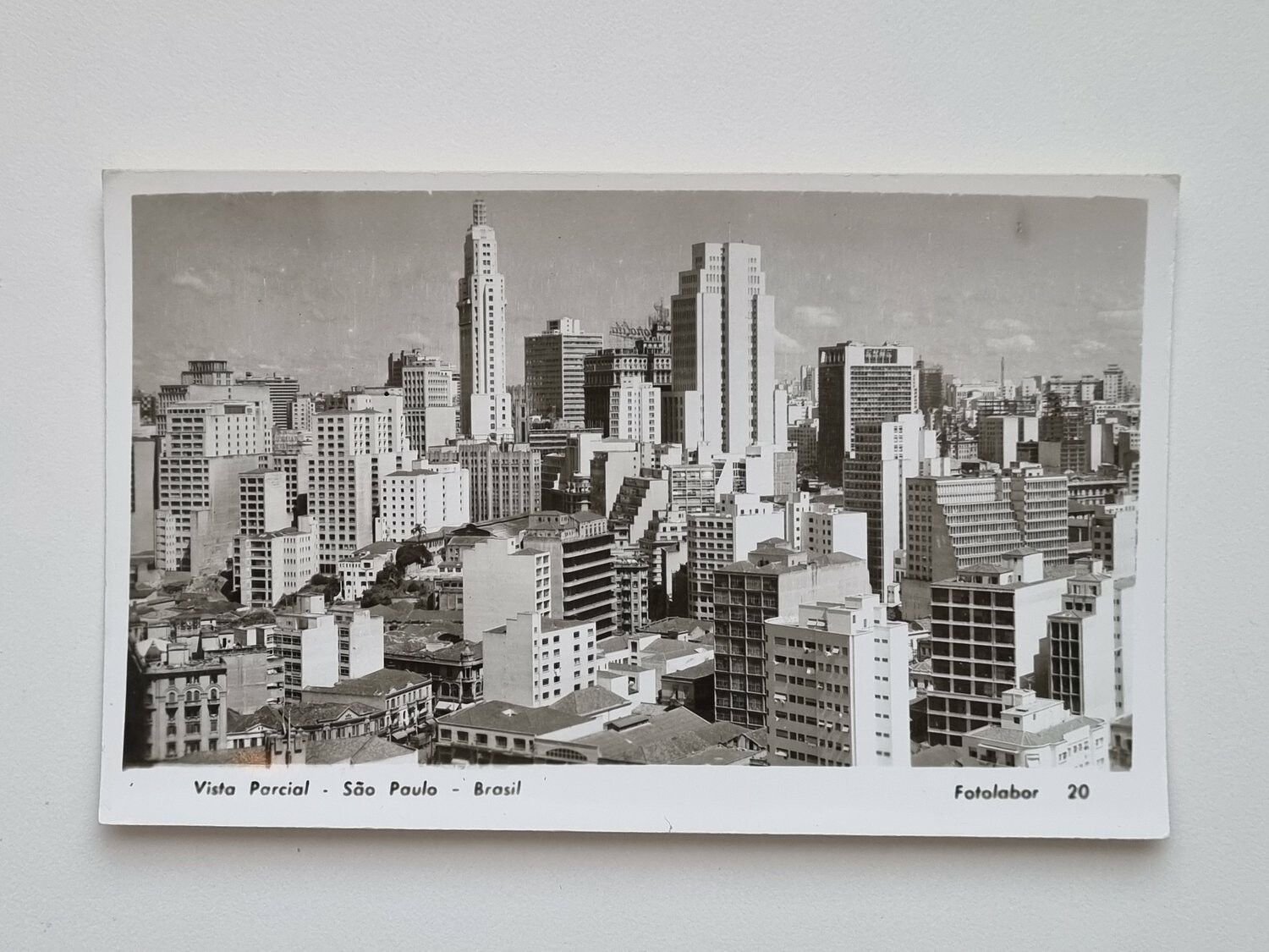 Vykort Vista Parcial São Paulo Brasil