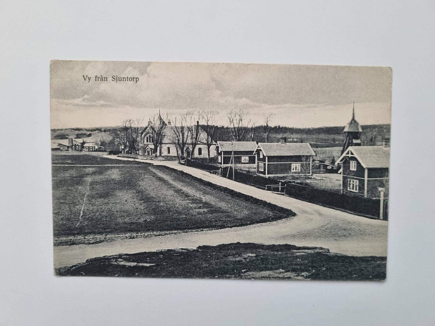 Vykort Vy från Sjuntorp, 1930