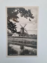 Vykort Väderkvarn, Malmö. Slottsmöllan