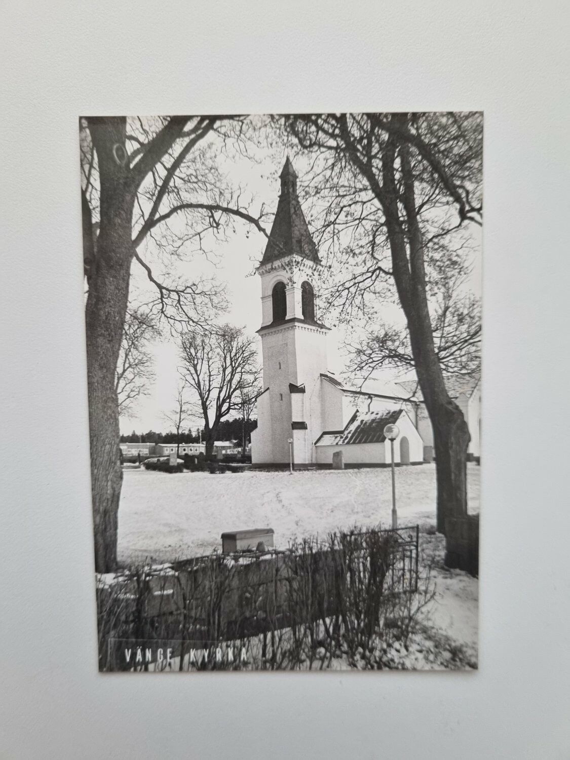 Vykort Vänge Kyrka