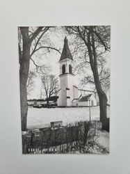 Vykort Vänge Kyrka