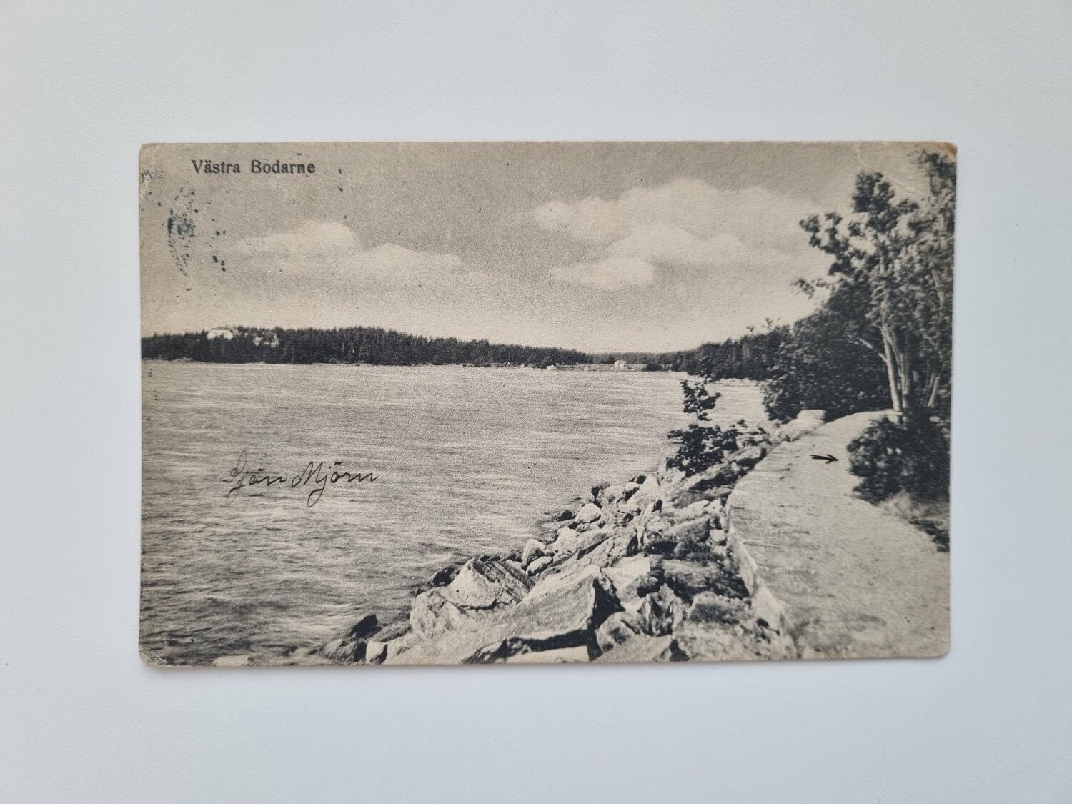 Vykort Västra Bodarne 1920