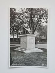 Vykort VÄXJÖ Esalas Tegnér-statyn