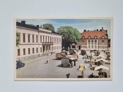 Vykort Växjö. Residenset o. Riksbankshuset