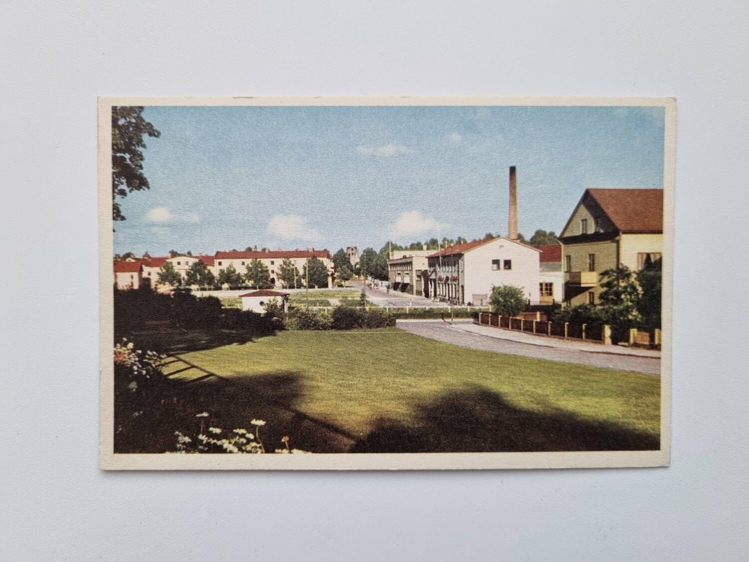 Vykort Växjö. Västra Torget. Centralmejeriet